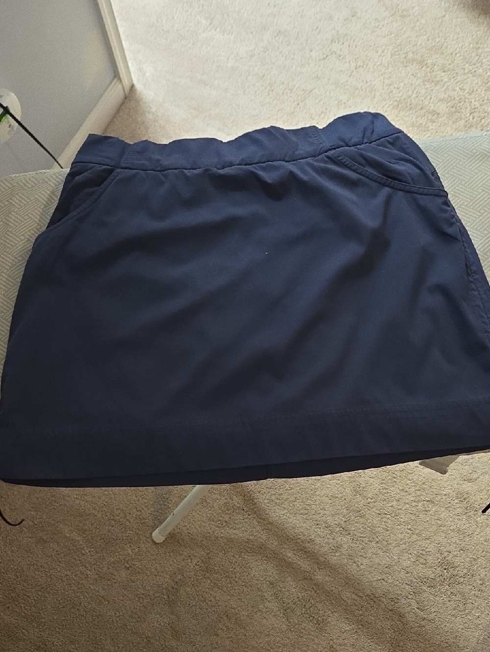 Columbia Navy Athletic Skort with Front Pockets